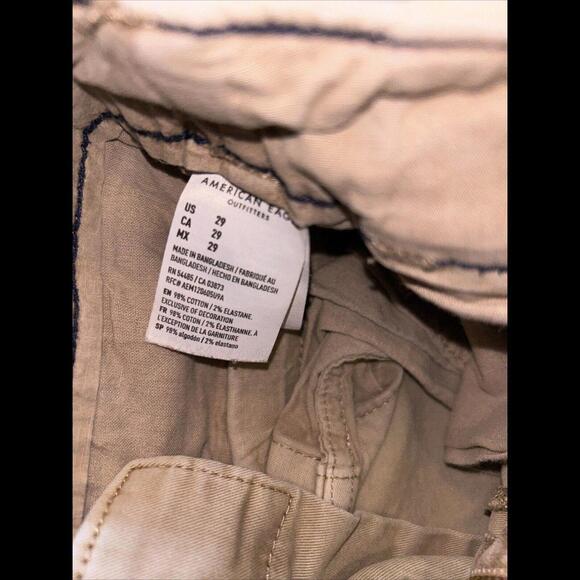 🔥🔥SOLD🔥🔥American Eagle Men’s Khaki Shorts Sz 29 Next Level Flex - Picture 9 of 9
